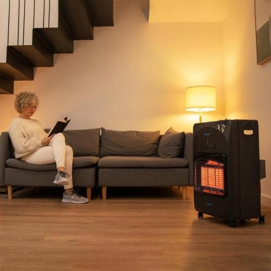 Estufa de gas plegable Cecotec Ready Warm 4200W control mecánico triple seguridad