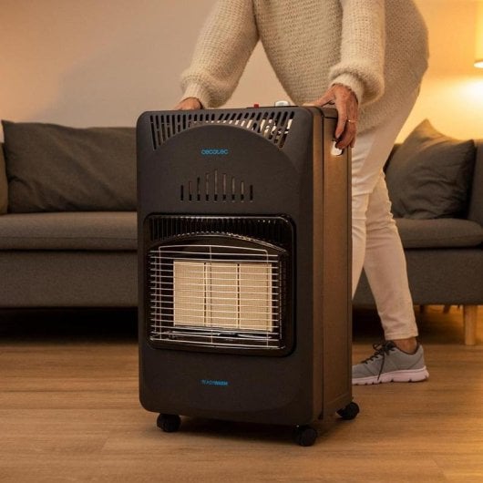 Estufa de gas plegable Cecotec Ready Warm 4200W control mecánico triple seguridad