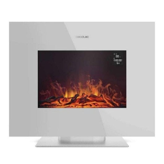 Elektrokamin Cecotec ReadyWarm 2710 Design Flames White 2000W 26" Fernbedienung Weiß