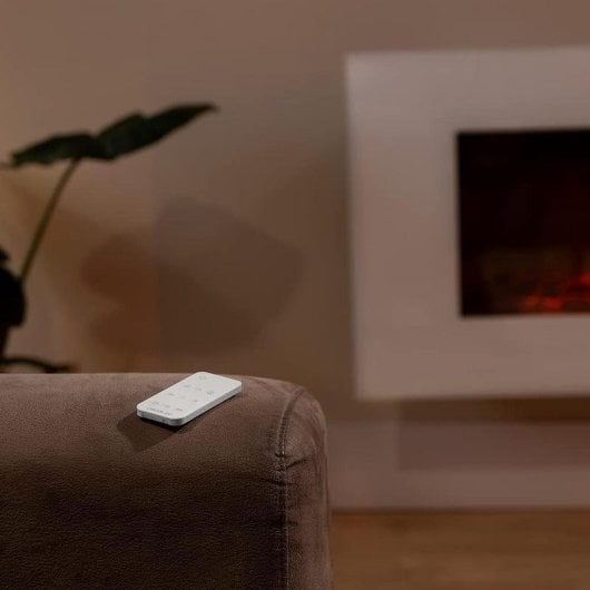 Elektrokamin Cecotec ReadyWarm 3590 Flames Connected White 2000W WiFi Glasplatte
