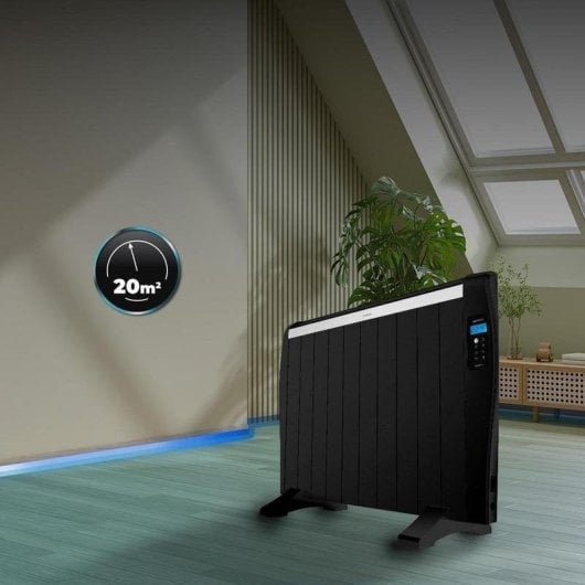 Radiador Eléctrico Cecotec ReadyWarm 2100 Thermal Black 1500W 10 elementos con control remoto