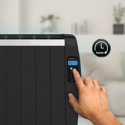 Radiateur électrique Cecotec ReadyWarm 2100 1500W 10 éléments contrôle LCD et télécommande