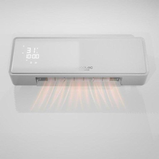 Cecotec Ready Warm 5310 PowerBox Ceramic Calefactor cerámico de pared 2000W con mando y oscilación