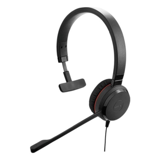 Jabra Evolve 30 II Headset Mono USB-C/A com Microfone Boom e Cancelamento de Ruido Preto