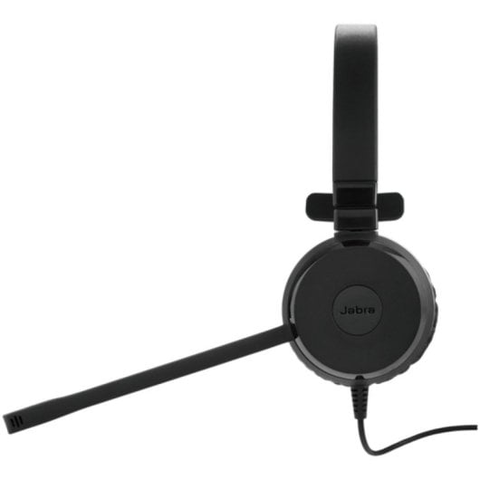 Jabra Evolve 30 II Headset Mono USB-C/A com Microfone Boom e Cancelamento de Ruido Preto