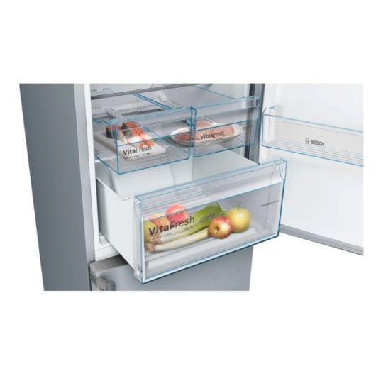 Bosch KGN39XIDR Frigorífico Combi No Frost 203cm 368L D Inox Zona fresca SuperCool