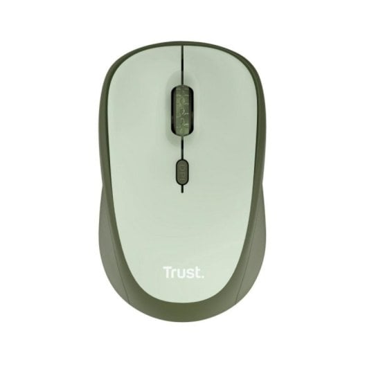 Ratón Trust inalámbrico 1600 DPI compacto ecológico Silent ajustable Verde