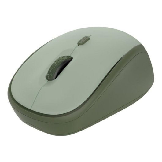 Ratón Trust inalámbrico 1600 DPI compacto ecológico Silent ajustable Verde