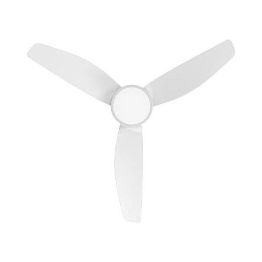 Ventilador de techo HELIX 132cm motor DC, aspas haya, luz LED regulable, Alexa y App