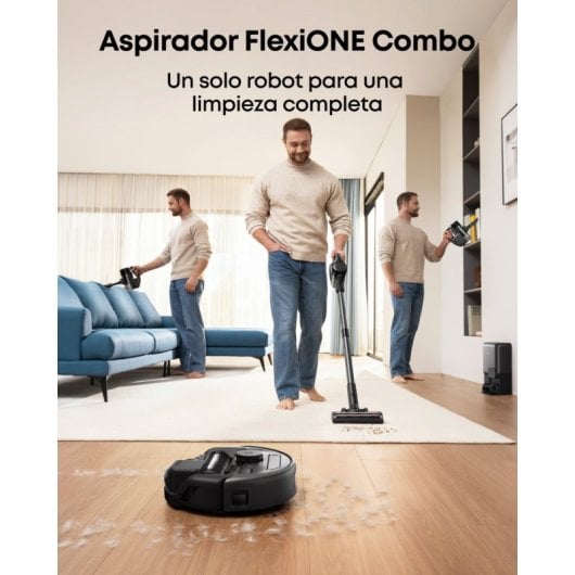 Robot Aspirador eufy E20 3 em 1 com esvaziamento automático e 30000 Pa, filtragem 5 etapas, Pro-Detangle Comb