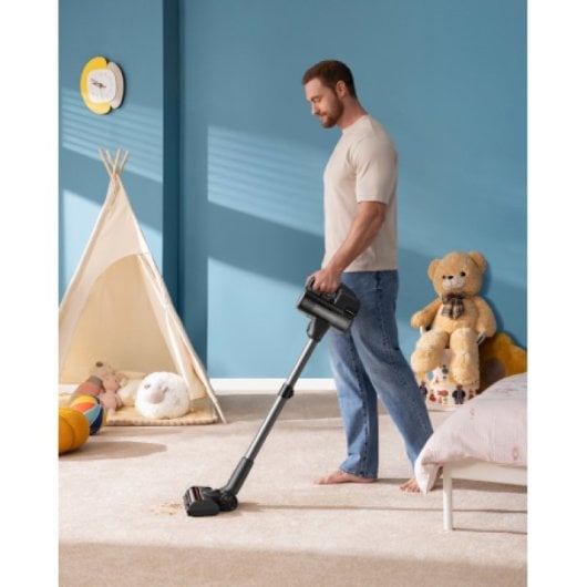 Robot Aspirador eufy E20 3 em 1 com esvaziamento automático e 30000 Pa, filtragem 5 etapas, Pro-Detangle Comb