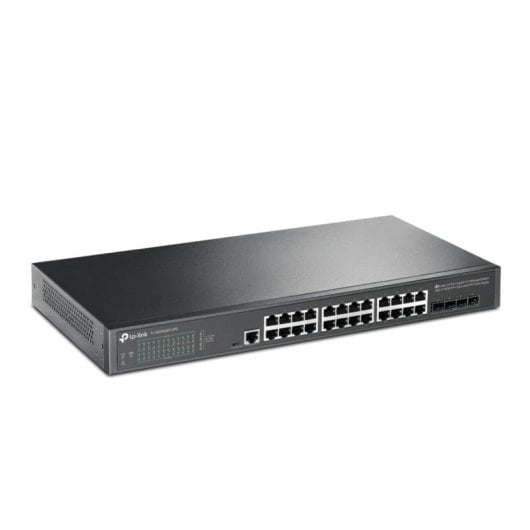 JetStream TL-SG3428X-UPS 24x Gigabit RJ-45, 4x SFP+ 10G, L2+/L3 Managed Switch, 128Gbps, 1U Rackmount