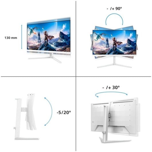 Monitor Philips Evnia 27" 3840x2160 160Hz Dual Mode Precision Center