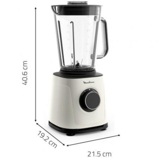 Moulinex PerfectMix Essential LM771AF0 1200W 6 Klingen 1,75L Glasbehälter Creme