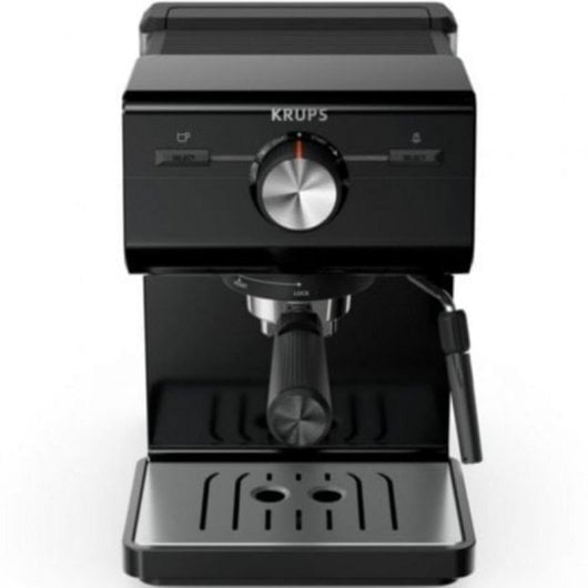 Cafetera Manual Krups Authentic XP381810 2L 15 bares Boquilla vapor negra