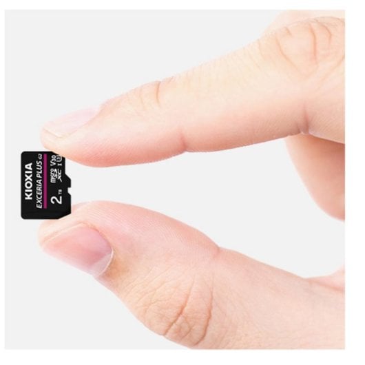 MicroSDXC 1TB Kioxia EXCERIA PLUS G2 UHS-I Class 10 U3 V30 Rosso con Adattatore SD