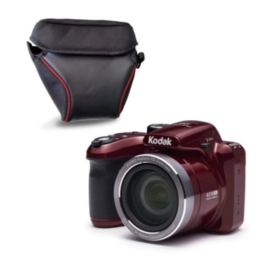 Fotocamera Digitale Bridge Kodak Pixpro AZ401 16 MP Zoom Ottico 40x Sensore CCD Funda Protettiva