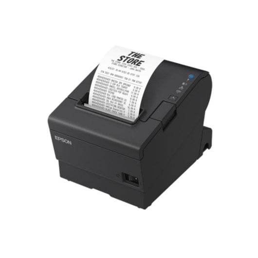 Imprimante thermique USB Ethernet Epson TM-T88VII Noir avec interface fixe