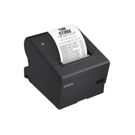 Imprimante thermique USB Ethernet Epson TM-T88VII Noir avec interface fixe