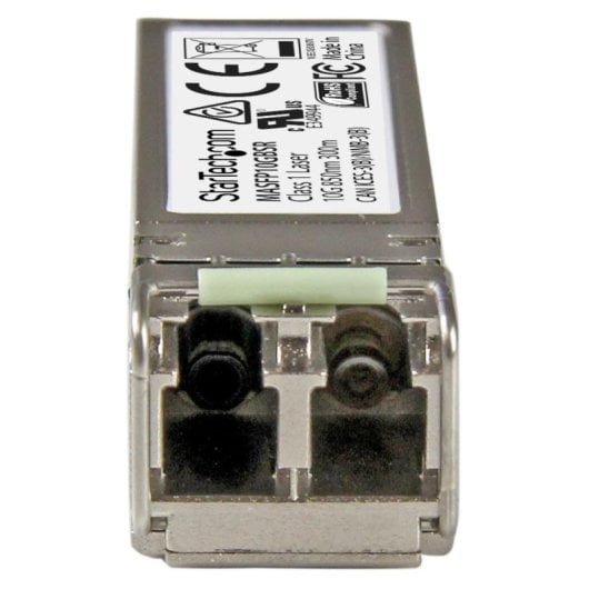 SFP+ LWL Transceiver 10GbE Multimode LC 300m 850nm Hot-Swap Aluminium Silber