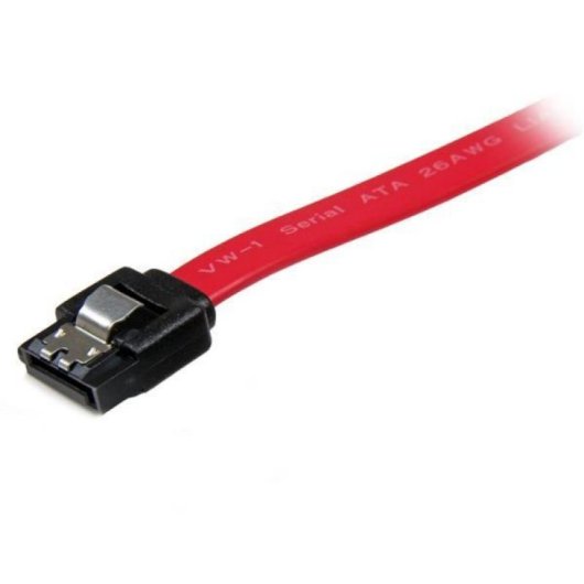 Câble SATA à verrou de sécurité 12 pouces, 0,304 m, SATA III, 6 Gbit/s, Rouge