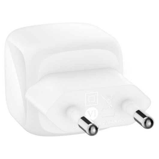 Cargador USB-C 30W Carga Rápida Blanco, Power Delivery 3.1 para Portátil/Smartphone/Tablet
