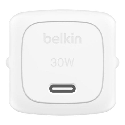 Cargador USB-C 30W Carga Rápida Blanco, Power Delivery 3.1 para Portátil/Smartphone/Tablet