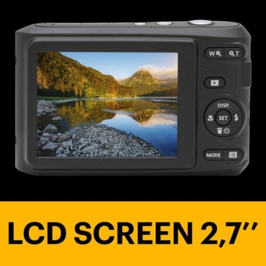 Câmara Digital Compacta Kodak PIXPRO FZ45 16MP 4x Zoom Óptico Sensor CMOS Branco Full HD