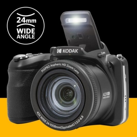 Câmara Digital Compacta Kodak Pixpro AZ425 20 MP 42x Zoom Óptico Sensor CCD Pack SD 32GB Bolsa