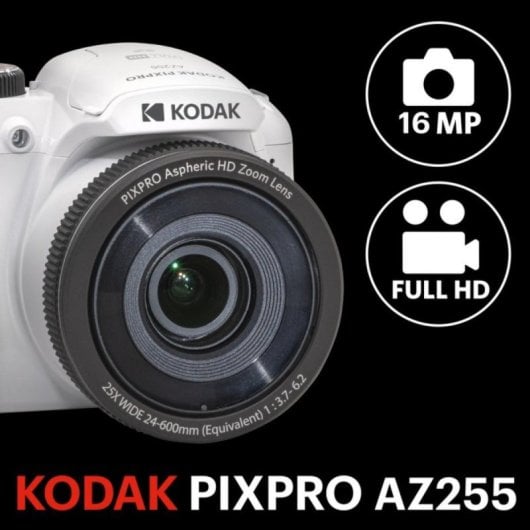 Fotocamera Digitale Bridge Kodak Pixpro Astro Zoom AZ255 16 MP Zoom Ottico 25x Sensor CCD Stabilizzatore Immagine