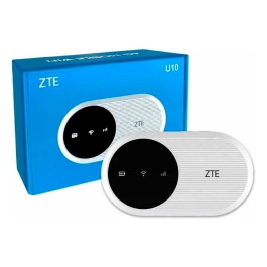Router ZTE U10N Wi-Fi 6 LTE 229Mbps SIM/eSIM Batería 2000mAh USB-C Blanco