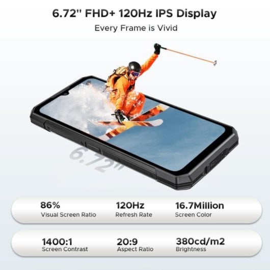 Smartphone DOOGEE S200 Plus 16GB 512GB 5G 11000mAh Android 15 NFC GPS