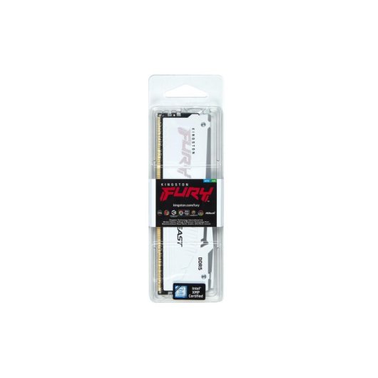 Memoria RAM Kingston FURY Beast 32GB DDR5 6400 MT/s White RGB EXPO