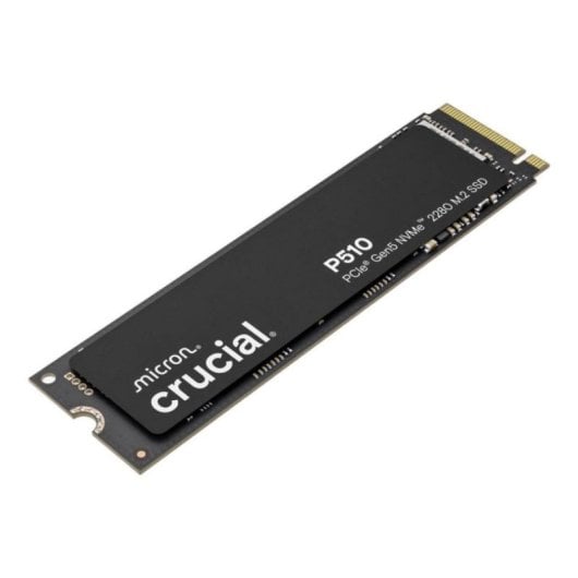 Disco Duro Crucial 1TB M.2 NVMe PCIe Gen5 11000MB/s P510 Black Gaming