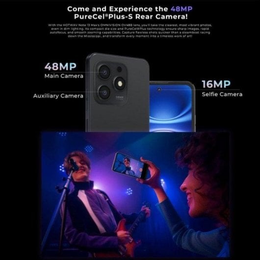 HOTWAV Note 13 Max 4G 6GB 256GB 6.8" Viola