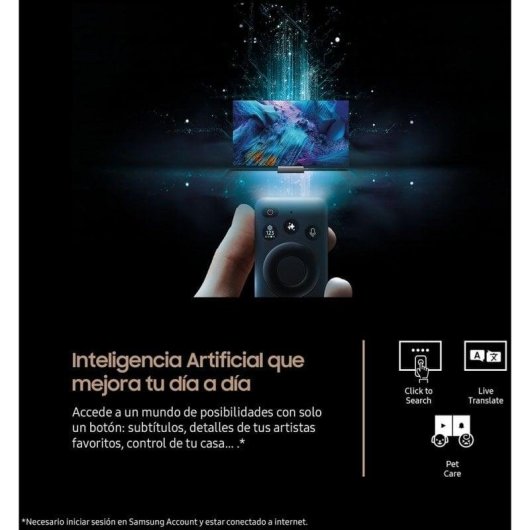 TV Samsung OLED TQ77S85FAE 77" 4K UltraHD 100Hz Smart TV Tizen HDR10+ FreeSync