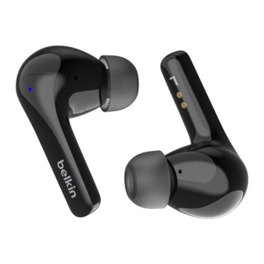 Auriculares Belkin inalámbricos Bluetooth 5.2 con Micrófono y Resistencia IPX5, Negro