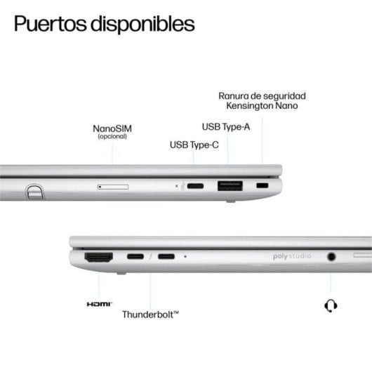 HP EliteBook 8 Flip G1i Intel Core Ultra 7 255U/32GB/1TB SSD/13.3" Tátil com AI, Windows 11 Pro e Stylus