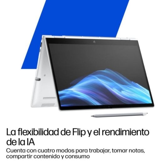 HP EliteBook 8 Flip G1i Intel Core Ultra 7 255U/32GB/1TB SSD/13.3" Tátil com AI, Windows 11 Pro e Stylus