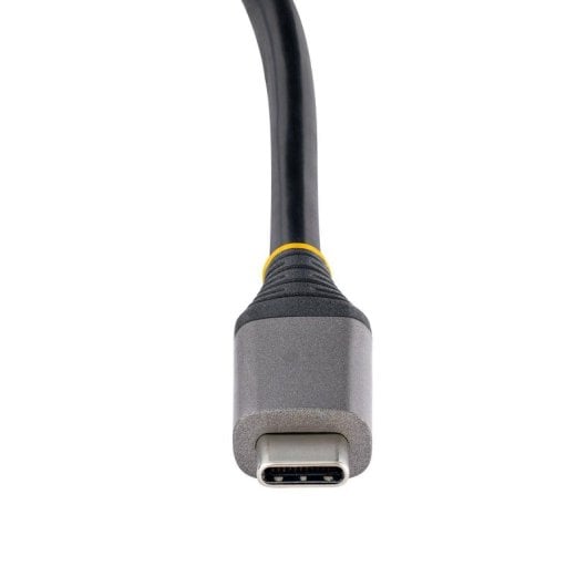 Startech HB31CM4CPD3 Hub USB-C com 4 Portas USB 3.2 Gen2 10Gbps, PD 100W Pass-Through e Cabo 32cm Cinzento
