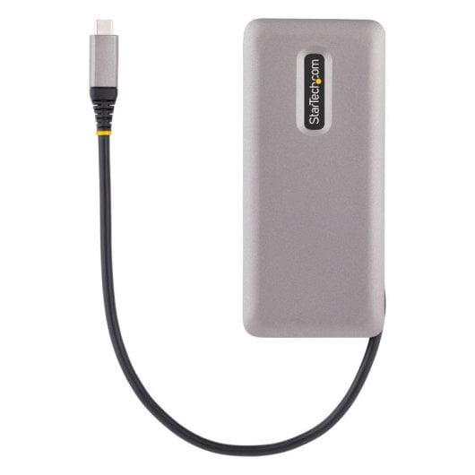 Startech HB31CM4CPD3 Hub USB-C com 4 Portas USB 3.2 Gen2 10Gbps, PD 100W Pass-Through e Cabo 32cm Cinzento