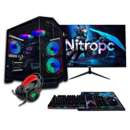 PC de Bureau NitroPC Pack Gold Plus Intel Core i5 16GB RAM 1TB SSD RX 6600