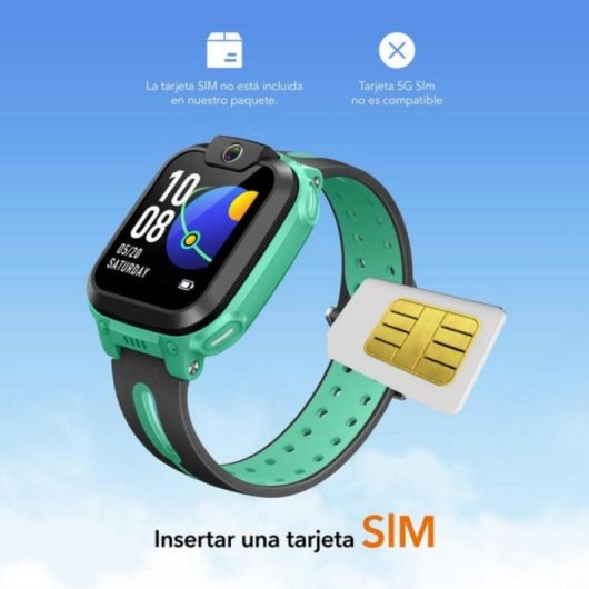 Smartwatch imoo Z6 4G GPS Wi-Fi IPX8 Control Parental Cámara Gran Angular