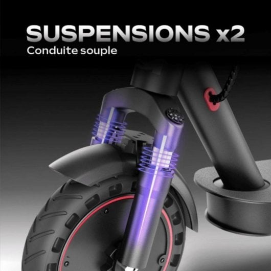 Patinete eléctrico UrbanGlide 25km/h 30km de autonomía 350W con suspensión dual y luces LED