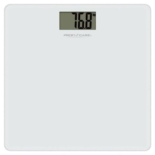 Balança Pessoal ProfiCare PC-PW 3122 Vidro Temperado LCD 180kg Branco