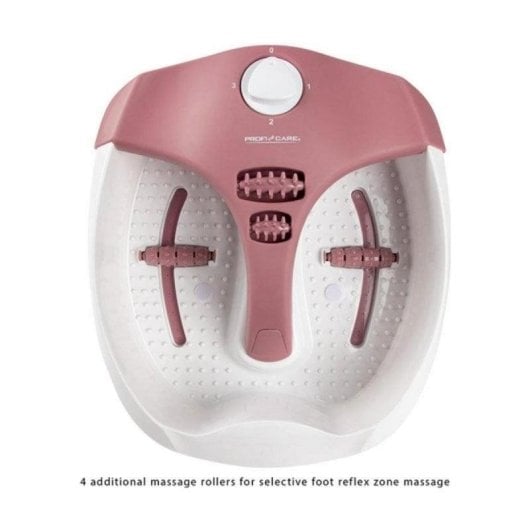 Massajador de Pés ProfiCare PC-FM 3027 4 Programas Calor Vibração 80W Branco