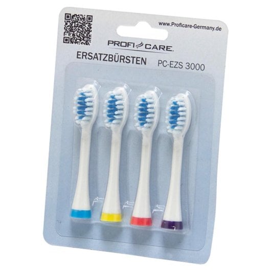 Recharges de Brosse à Dents ProfiCare PC-EZS 3000, 2 Pièces, Couleur Bleu/Blanc