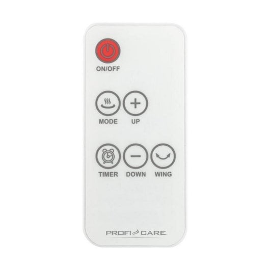 Radiateur Électrique ProfiCare PC-HL 3086 2000W compact avec télécommande et minuterie