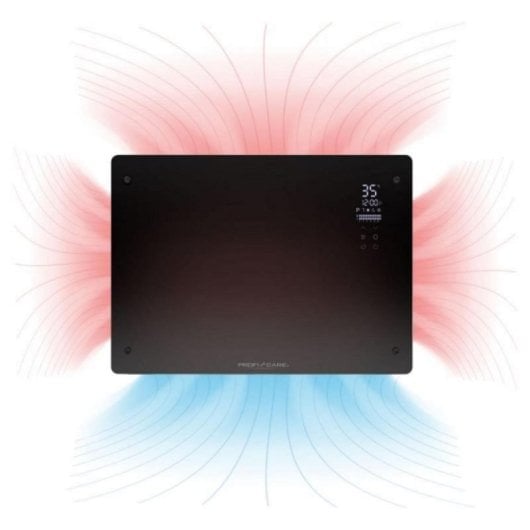 Radiador Eléctrico ProfiCare PC-GKH 3118 1500W mediano con control digital y mando a distancia