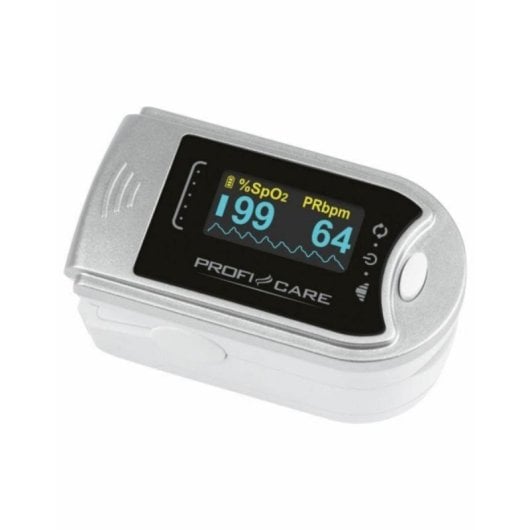 Oxymètre de pouls 3en1 Clatronic PC-PO 3104 - Mesure rapide, LCD, 0-100% SpO₂, Blanc